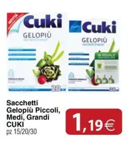 Docks Cash&Carry Sacchetti Gelopiù Cuki offerta
