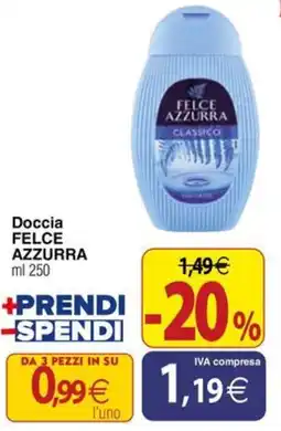 Docks Cash&Carry Doccia Felce Azzurra offerta