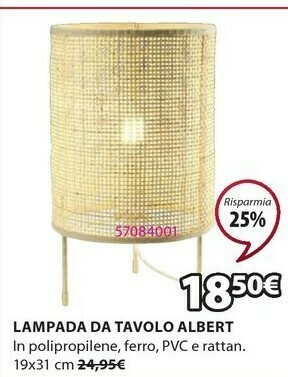JYSK Lampada da tavolo albert offerta