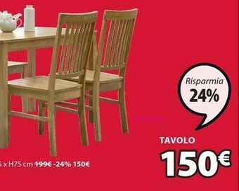 JYSK Tavolo offerta
