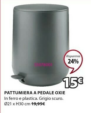 JYSK Pattumiera a pedale oxie offerta