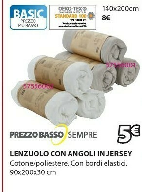 JYSK Lenzuolo con angoli in jersey offerta