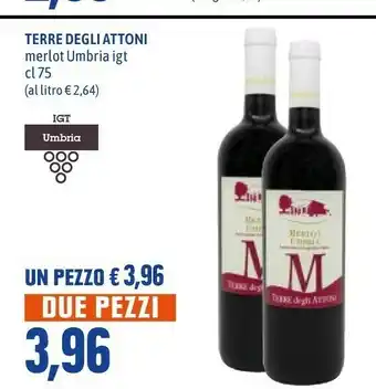 Terre degli attoni merlot umbria