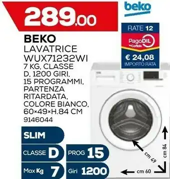 Bricofer Lavatrice offerta