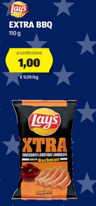 ALDI Lay's Extra BBQ 110g offerta