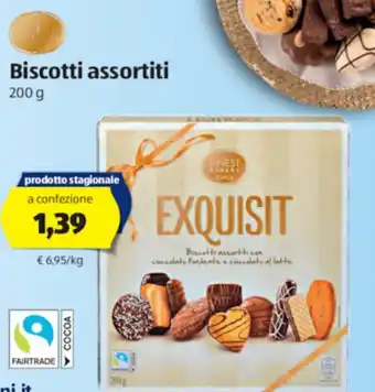 ALDI Exquisit Biscotti assortiti 200g offerta