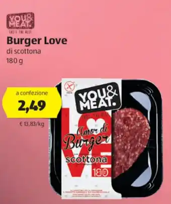 You & Me At. Burger Love di scottona 180g