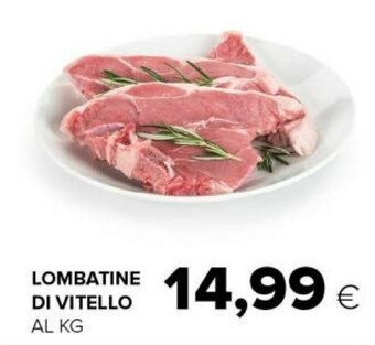Tigre Lombatine di vitello offerta