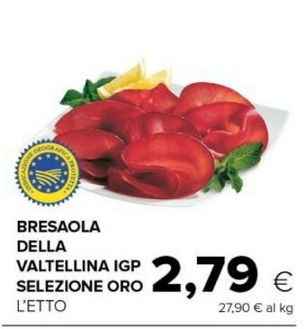 Tigre Bresaola della valtellina igp offerta