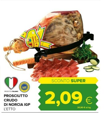 Tigre Prosciutto crudo di norcia igp offerta