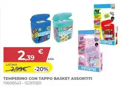 Toys Center Temperino con tappo basket Mitama offerta