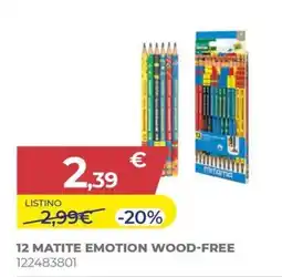 Toys Center Matite Emotion Wood-Free offerta