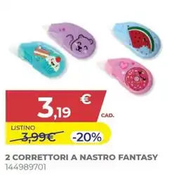 Toys Center Correttori a nastro fantasy offerta