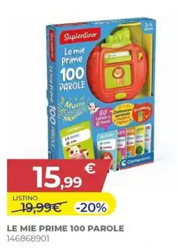 Toys Center Sapientino Le mie prime 100 parole offerta