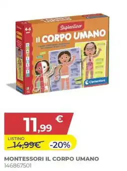 Toys Center Montessori il corpo umano offerta