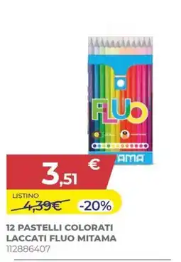Toys Center 12 pastelli colorati laccati fluo mitama offerta