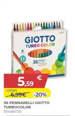 Toys Center 36 pennarelli giotto turbocolor offerta