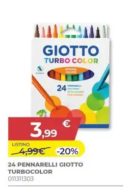 Toys Center 24 pennarelli giotto turbocolor offerta