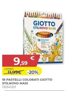 Toys Center 18 pastelli colorati giotto stilnovo maxi offerta