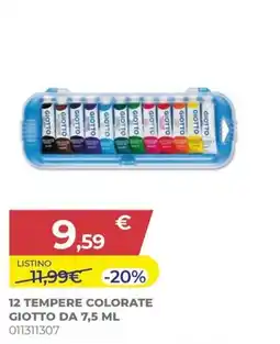 Toys Center 12 tempere colorate Giotto offerta