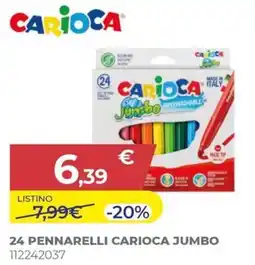 Toys Center Pennarelli Carioca Jumbo offerta