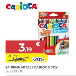Toys Center 24 pennarelli carioca joy offerta