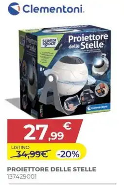 Toys Center Proiettore delle Stelle Clementoni offerta