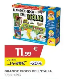 Toys Center Grande gioco dell'Italia offerta