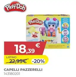 Toys Center Play-Doh Capelli PazzereLLi offerta