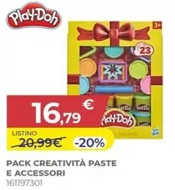 Toys Center Play-Doh Pack Creatività Paste e Accessori offerta
