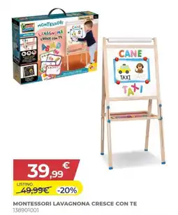 Toys Center Montessori lavagnona cresce con te offerta