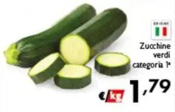 Zucchine verdi categoria 1ª