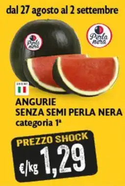 Spak Supermercati Angurie senza semi Perla Nera offerta