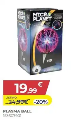 Toys Center Plasma Ball Micro Planet offerta