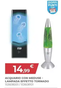 Toys Center Acquario con meduse - lampada effetto tornado offerta