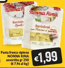 Spak Supermercati Pasta fresca ripiena NONNA RINA offerta