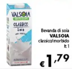 Spak Supermercati Beveranda di soia ValsOia classico offerta