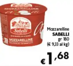 Spak Supermercati Mozzarelline Sabelli offerta