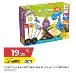 Toys Center Carotina proiettore led scuola di scrittura offerta
