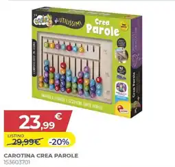 Toys Center Carotina crea parole offerta