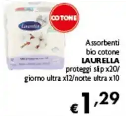 Spak Supermercati Assorbenti bio cotone Laurella offerta