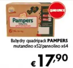 Spak Supermercati Pampers Babydry mutandino offerta