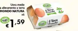 Spak Supermercati Uova medie MONDO NATURA offerta