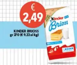 Spak Supermercati Kinder Brioss offerta