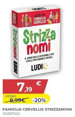 Toys Center Famiglia Cervellis Strizza Nomi offerta