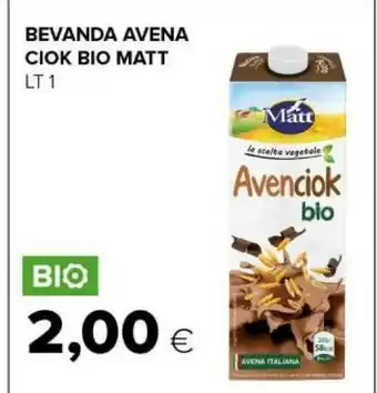 Tigre Bevanda avena ciok bio offerta