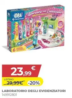 Toys Center Laboratorio degli Evidenziatori offerta