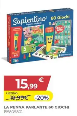 Toys Center Sapientino la penna parlante offerta