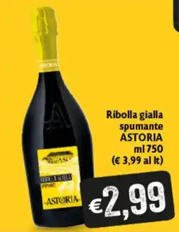 Spak Supermercati Ribolla gialla spumante Astoria offerta