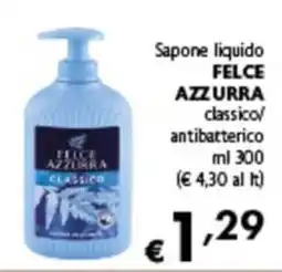 Spak Supermercati Sapone liquido Felce Azzurra classico offerta